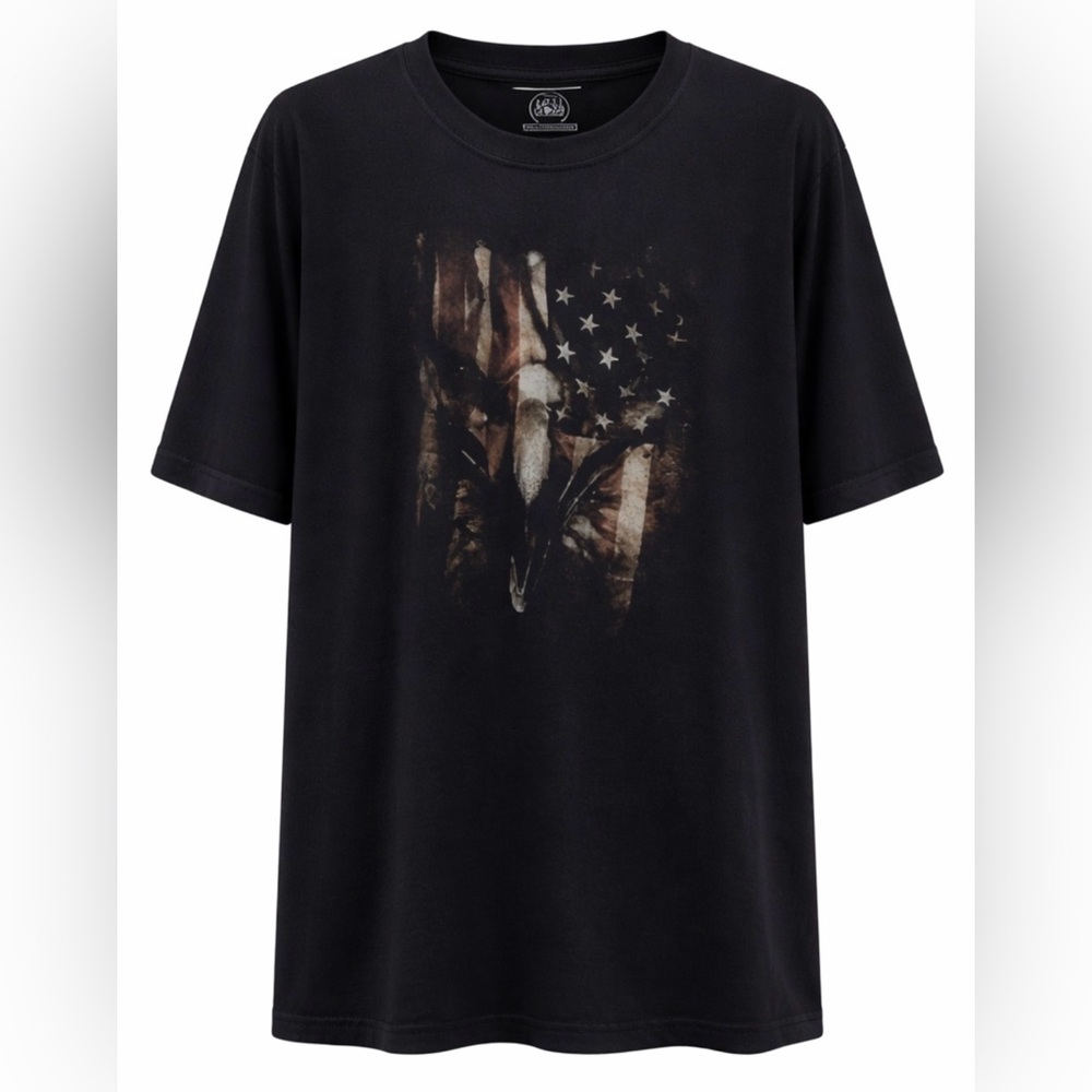 Lost Gods American Flag Eagle Big & Tall T-shirt 4XL